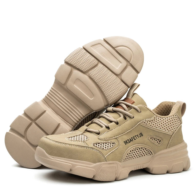 Chaussures de Sécurité - Beige Confort Premium